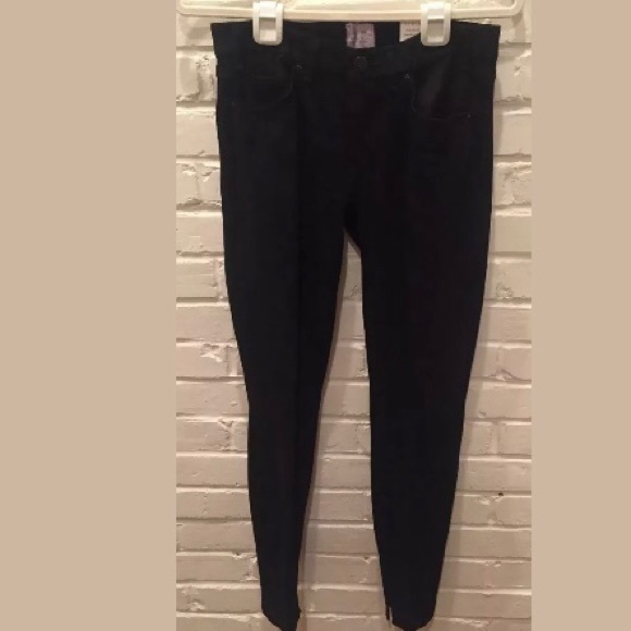 McGuire Denim Newton Faux Suede Black Skinny Jeans - Picture 7 of 7